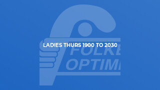 Ladies Thurs 1900 to 2030