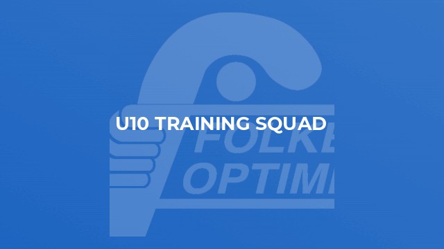 U10 Training Squad