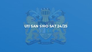 U11 San Siro Sat 24/25