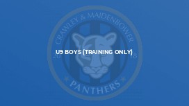 U9 Boys (Training Only)