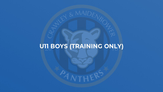U11 Boys (Training Only)