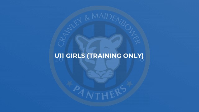 U11 Girls (Training Only)