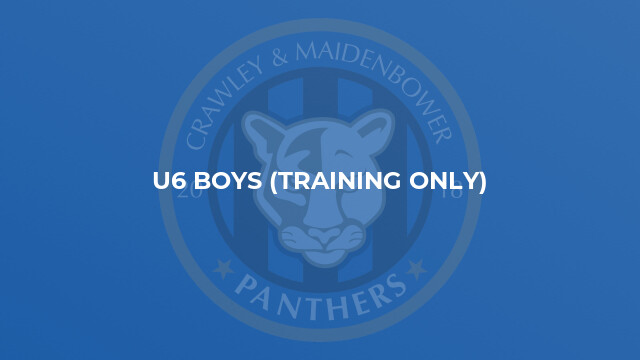 U6 Boys (Training Only)