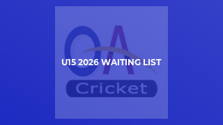 U15 2026 Waiting List