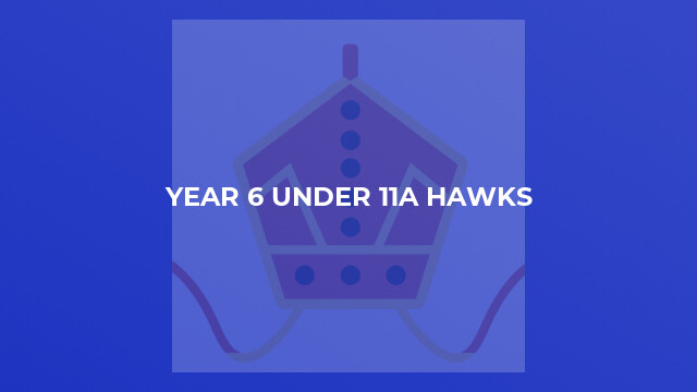 Year 6 Under 11A Hawks