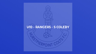 U10 - Rangers - S Coleby
