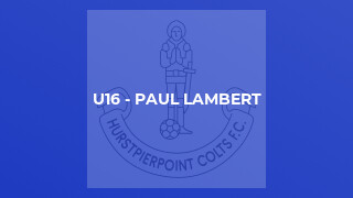 U16 - Paul Lambert