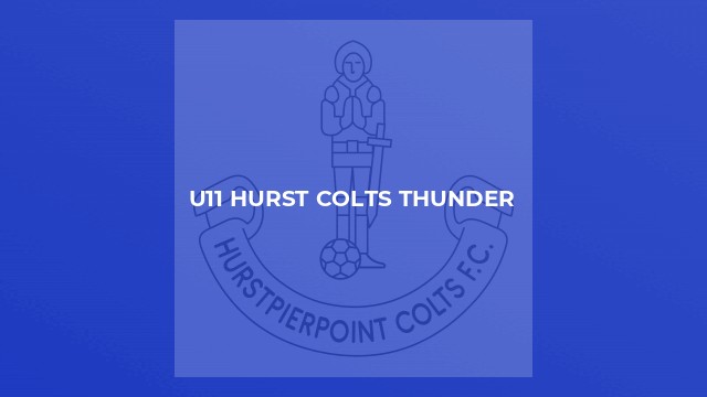 U11 Hurst Colts Thunder