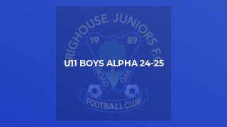 U11 Boys Alpha 24-25