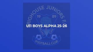 U11 Boys Alpha 25-26