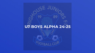 U7 Boys Alpha 24-25
