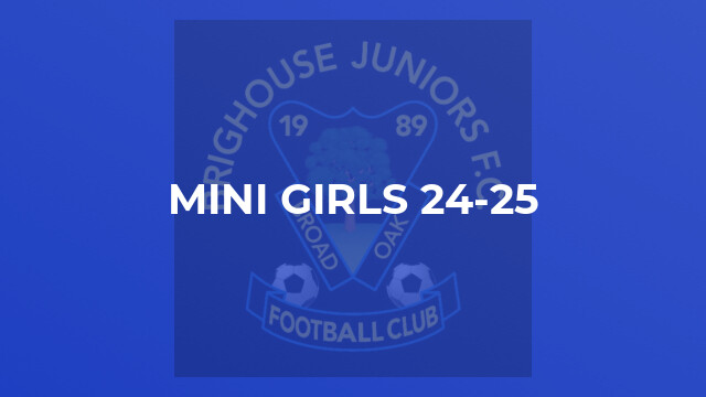 Mini Girls 24-25