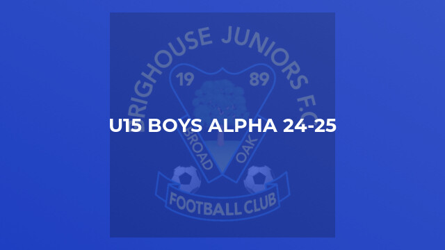 U15 Boys Alpha 24-25