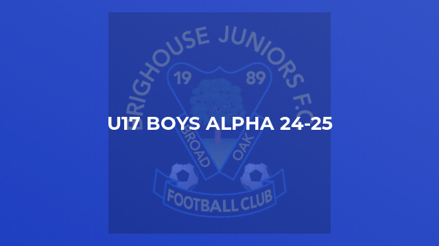 U17 Boys Alpha 24-25