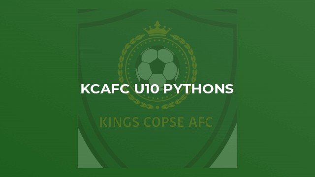 KCAFC U10 Pythons