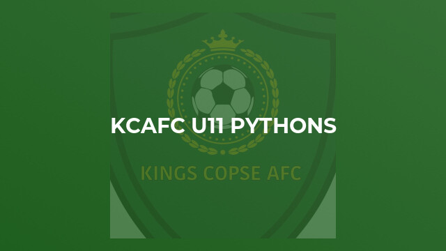 KCAFC U11 Pythons