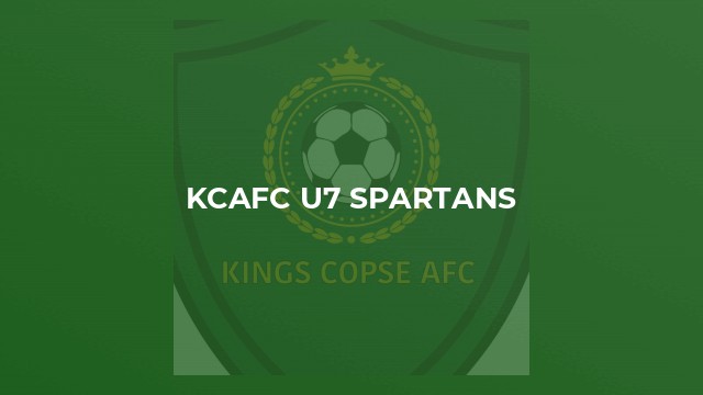 KCAFC U7 Spartans