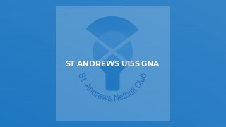 St Andrews U15s GNA