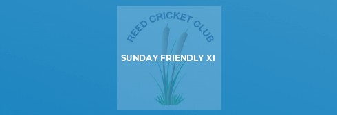 Sunday friendly IX against Linslade CC First XI