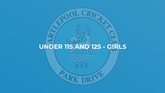 Under 11s and 12s - Girls