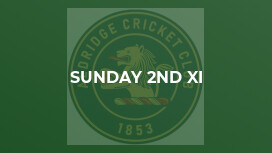 Sunday 2nd XI