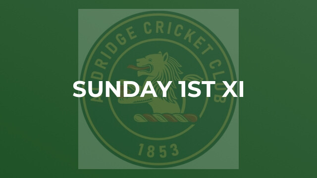 Sunday 1st XI