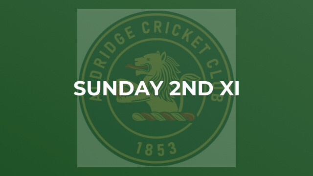 Sunday 2nd XI