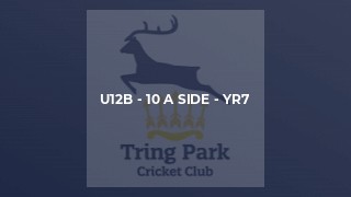 U12B - 10 a side - Yr7