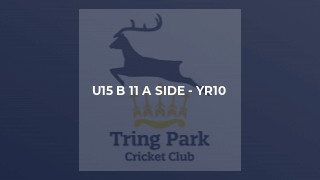 U15 B 11 a side - Yr10