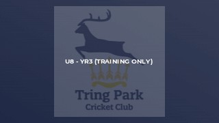 U8 - Yr3 (Training only)