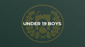 Under 19 boys