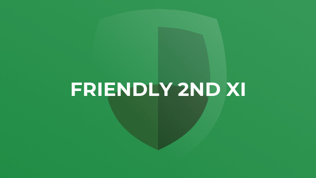 Friendly 2nd XI
