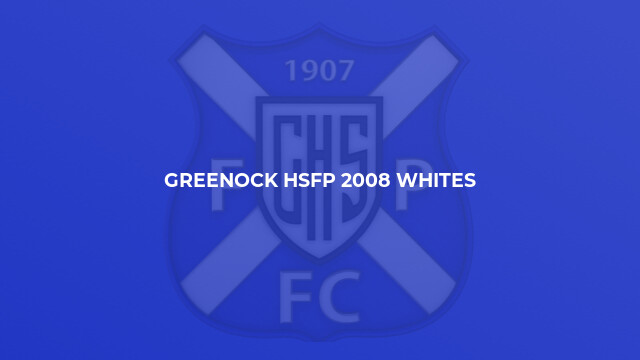 Greenock HSFP 2008 Whites