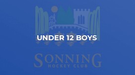 Under 12 Boys