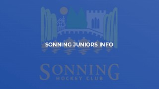 Sonning Juniors Info