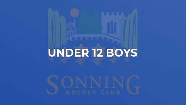 Under 12 Boys