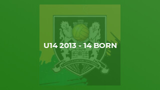 U14 2013 - 14 Born