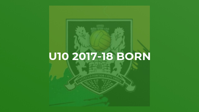 U10 2017-18 Born