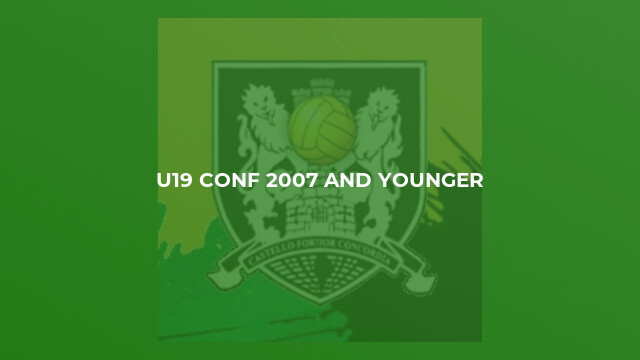 U19 Conf 2007 and younger