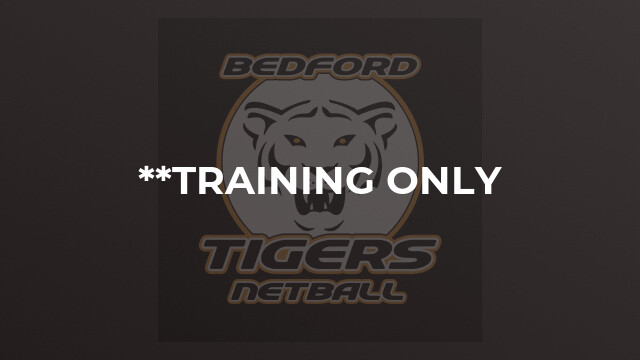 **Training only