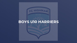 Boys U10 Harriers
