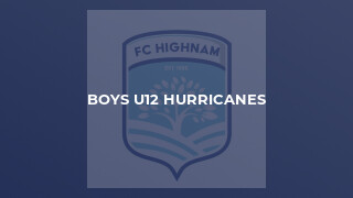 Boys U12 Hurricanes