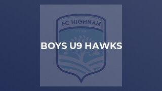 Boys U9 Hawks