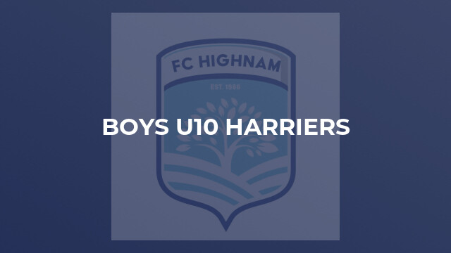 Boys U10 Harriers