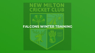 Falcons Winter training