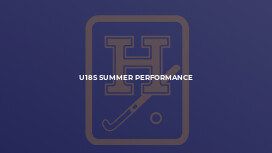 U18s Summer Performance