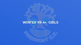 Winter Yr 4+  girls