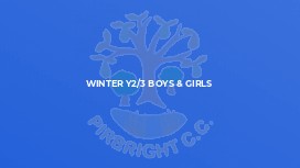 Winter y2/3 boys & girls