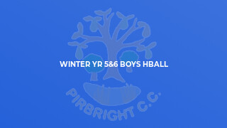 Winter Yr 5&6 Boys Hball