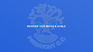 Winter y2/3 boys & girls